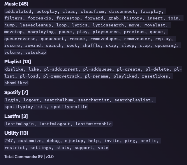 Atom Music playlist management interface with custom collections